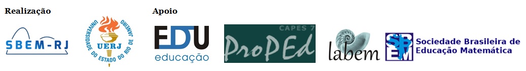 Logotipos das instituições realizadoras e apoiadoras do VII EEMAT